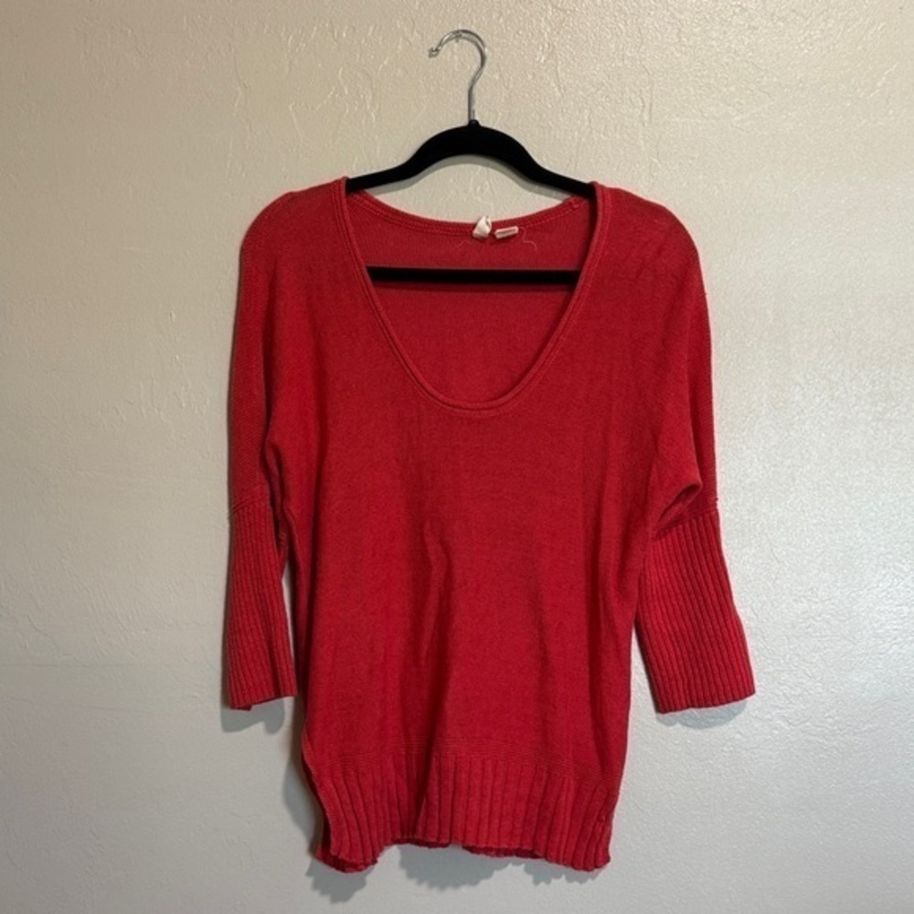 Anthropologie MOTH linen blend top